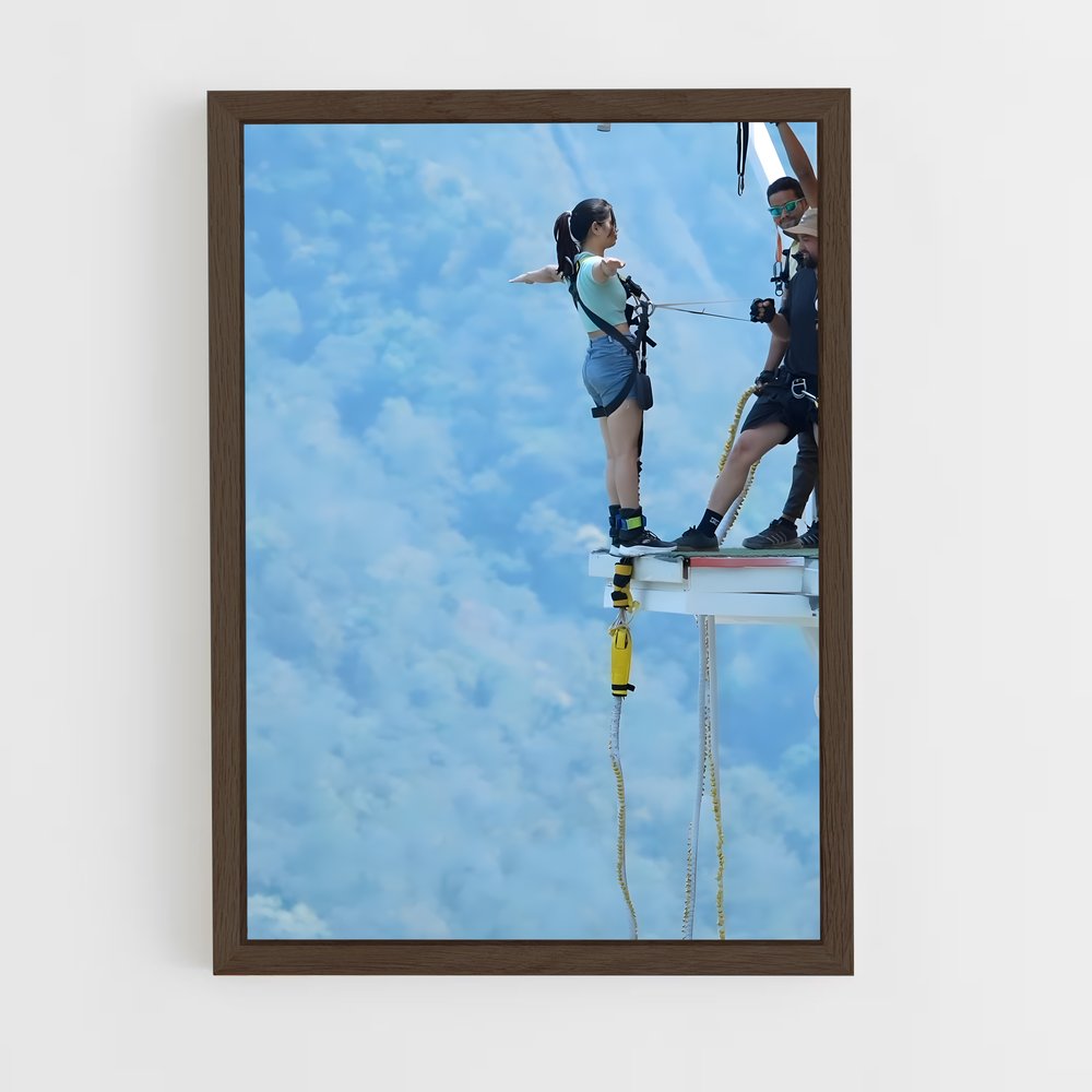 Poster Plongée Aérienne – affiche Saut à l’élastique (vue 5)